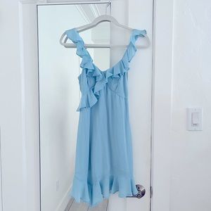 Abercrombie & Fitch - Asymmetrical Ruffle Mini Dress - XSP